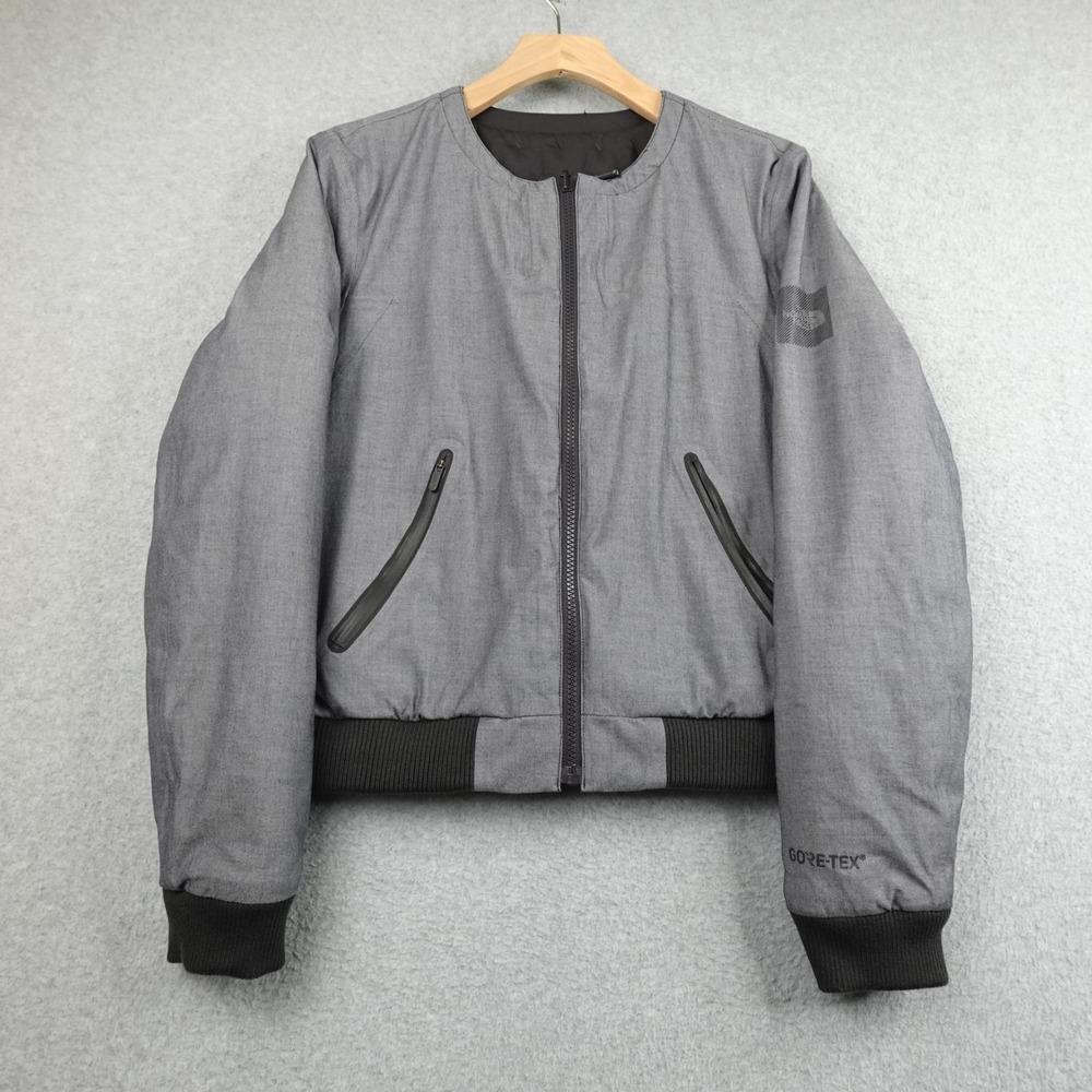 North Face Cryos Jacket Women's Medium Gray Goose Down Goretex Quilt Reversible